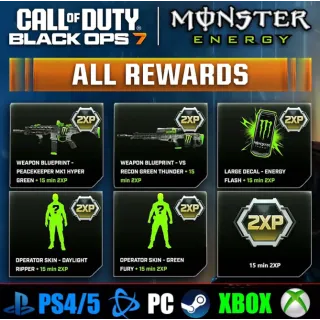 Monster Energy Bundle FULL SET COD BO7 x 20 packs