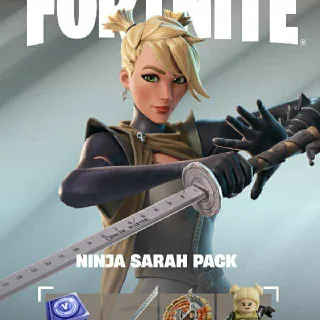 Fortnite - Ninja Sarah Pack ⚡⚡⚡ ALL PLATFORMS & GLOBAL ⚡⚡⚡
