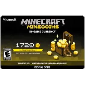 Minecraft 1720 Minecoins ⚡GLOBAL KEY⚡