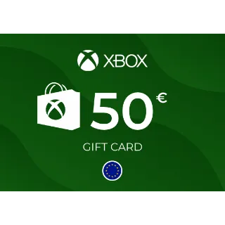 Xbox Live Gift Card 50 EUR - EUROPE ⚡️ [𝐅𝐀𝐒𝐓 𝐃𝐄𝐋𝐈𝐕𝐄𝐑𝐘] ⚡️