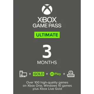 Game Pass Ultimate - 3 Months