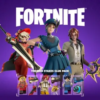 Fortnite - The High Stakes Club Pack ⚡⚡⚡ ALL PLATFORMS & GLOBAL ⚡⚡⚡