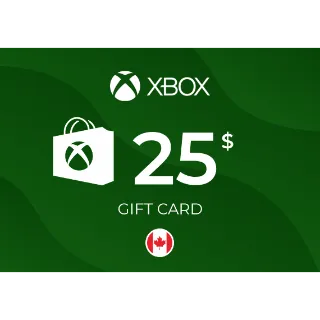 Xbox Live Gift Card 25 CAD - CANADA   ⚡️ [𝐅𝐀𝐒𝐓 𝐃𝐄𝐋𝐈𝐕𝐄𝐑𝐘] ⚡️