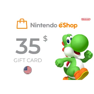 Nintendo eShop Card 35 USD  - UNITED STATES ⚡️ [𝐅𝐀𝐒𝐓 𝐃𝐄𝐋𝐈𝐕𝐄𝐑𝐘] ⚡️