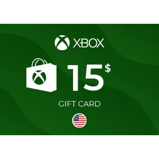 $15.00 Xbox Gift Card 