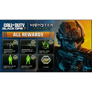 Call of Duty: Black Ops 7 - Exclusive Monster Energy Full Set Bundle Pack  ⚡️⚡️⚡️FAST DELIVERY⚡️⚡️⚡️