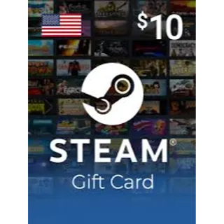 $10.00 STEAM GIFT CARD  🇺🇸