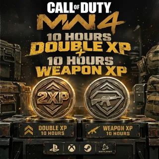 10 Hours Double XP + 10 Hours Weapon XP  [GLOBAL]  ⚡️ [𝐅𝐀𝐒𝐓 𝐃𝐄𝐋𝐈𝐕𝐄𝐑𝐘] ⚡️