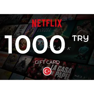 NETFLİX 1000 TRY (TURKEY) TL 🇹🇷