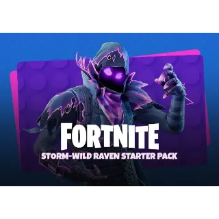 Fortnite - Storm-Wild Raven Starter Pack ⚡⚡⚡ ALL PLATFORMS & GLOBAL ⚡⚡⚡