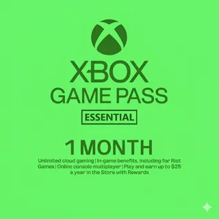 Xbox Game Pass Essential 1 Month  - IN -⚡️ [𝐅𝐀𝐒𝐓 𝐃𝐄𝐋𝐈𝐕𝐄𝐑𝐘] ⚡️ 