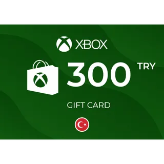 XBOX GIFT CARD 300 TL -TURKEY   ⚡️ [𝐅𝐀𝐒𝐓 𝐃𝐄𝐋𝐈𝐕𝐄𝐑𝐘] ⚡️