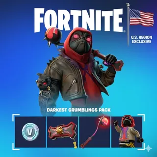 Fortnite - Darkest Grumblings Pack ⚡️ [Region US] ⚡️  ⚡️ [𝐅𝐀𝐒𝐓 𝐃𝐄𝐋𝐈𝐕𝐄𝐑𝐘] ⚡️