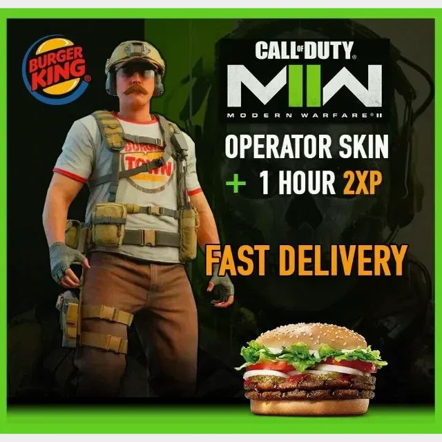 Code MW2 Burger King Skin Game Items Gameflip