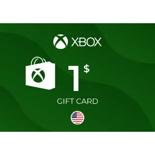 XBOX GIFT CARD 1 USD   ⚡FAST DELIVERY ⚡