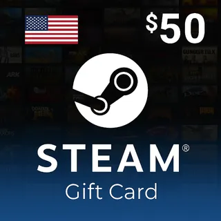 $50.00 STEAM GIFT CARD 🇺🇸 ⚡️ [𝐅𝐀𝐒𝐓 𝐃𝐄𝐋𝐈𝐕𝐄𝐑𝐘] ⚡️