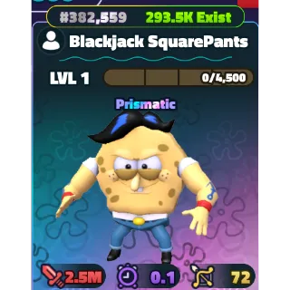 Blackjack Squarepants SBTD