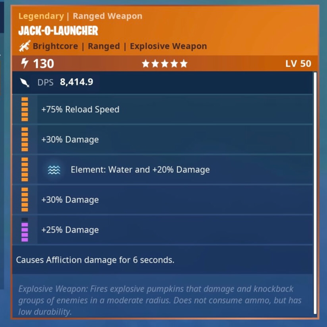 Jack O Launcher 130 Water Jacko 19 20 In Game Items - roblox selling groups discord