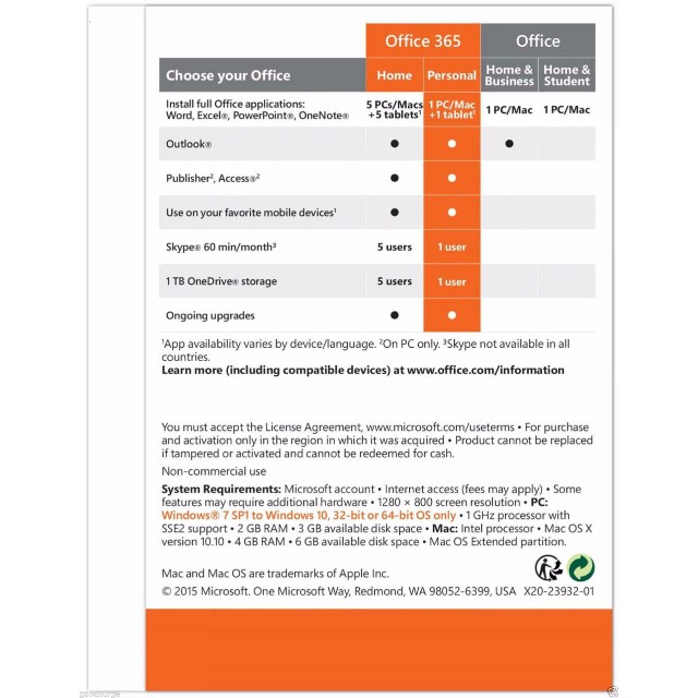 microsoft office 365 home lifetime