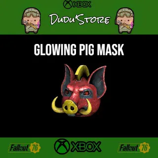 Glowing Pig Mask