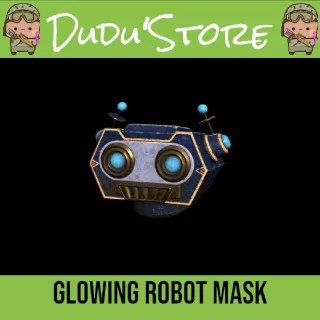 Glowing Robot Mask