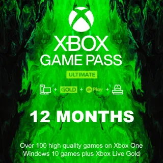 Xbox Game Pass Ultimate KEY | 12 Months