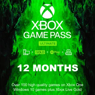 Xbox Game Pass Ultimate KEY | 12 Months