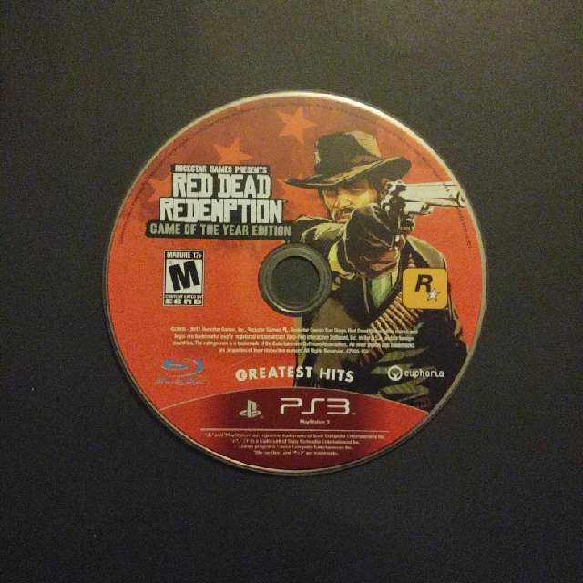 red dead redemption goty ps3