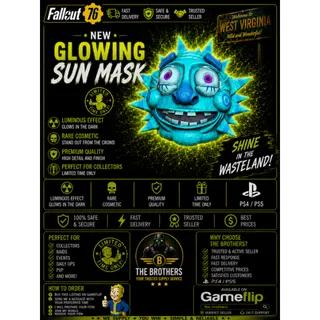 GLOWING SUN MASK