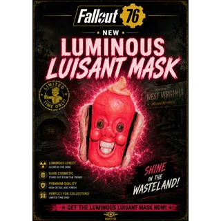 Glowing Red Hot Mask