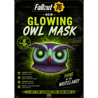  GLOWING OWL MASK 