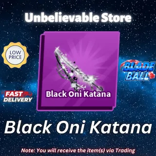 Black Oni Katana