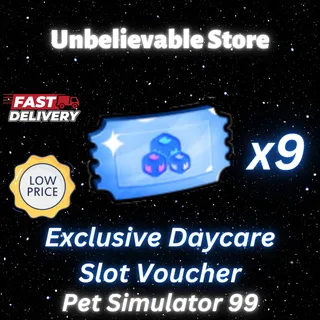 9x Exclusive Daycare Slot Voucher