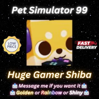 Huge Gamer Shiba