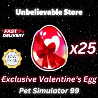 25x Exclusive Valentine's Egg