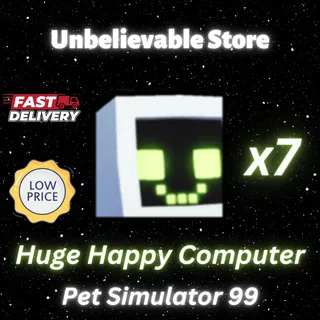 7x Huge Happy Computer
