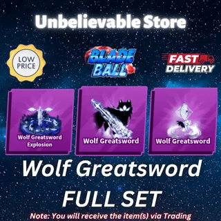 Wolf Greatsword Set