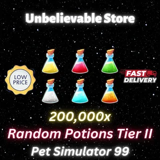 200000x Potions Tier II