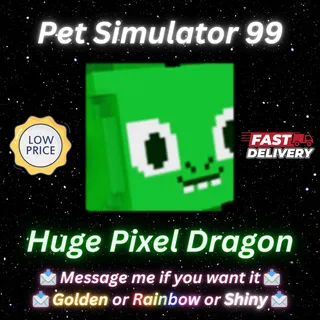 Huge Pixel Dragon