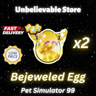 2x Bejeweled Egg