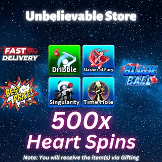 Blade Ball Heart Spins