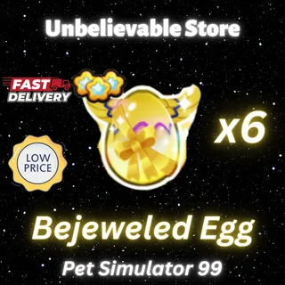 6x Bejeweled Egg