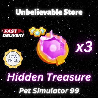 3x Hidden Treasure