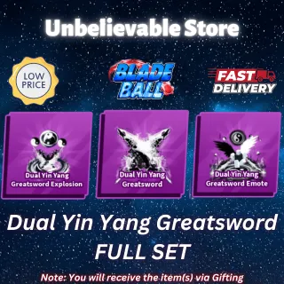 Dual Yin Yang Greatsword Set