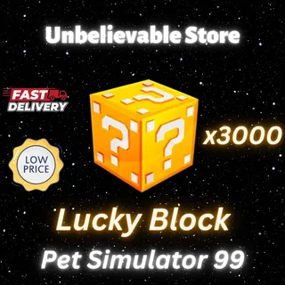 3000x Lucky Block