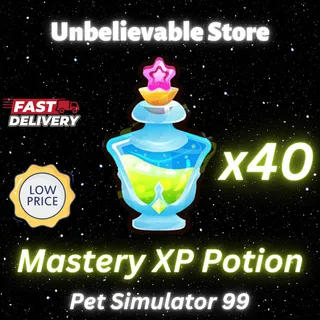 40x Mastery XP Potion