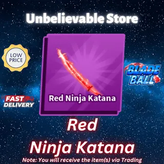 Red Ninja Katana