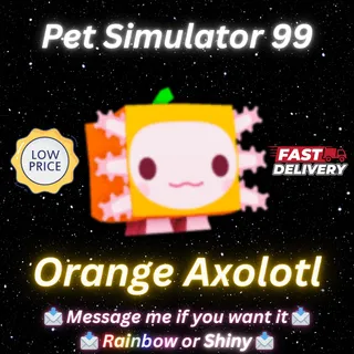 Orange Axolotl