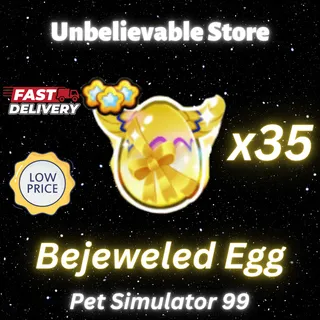 35x Bejeweled Egg