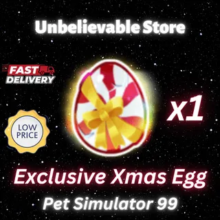 1x Exclusive Xmas Egg